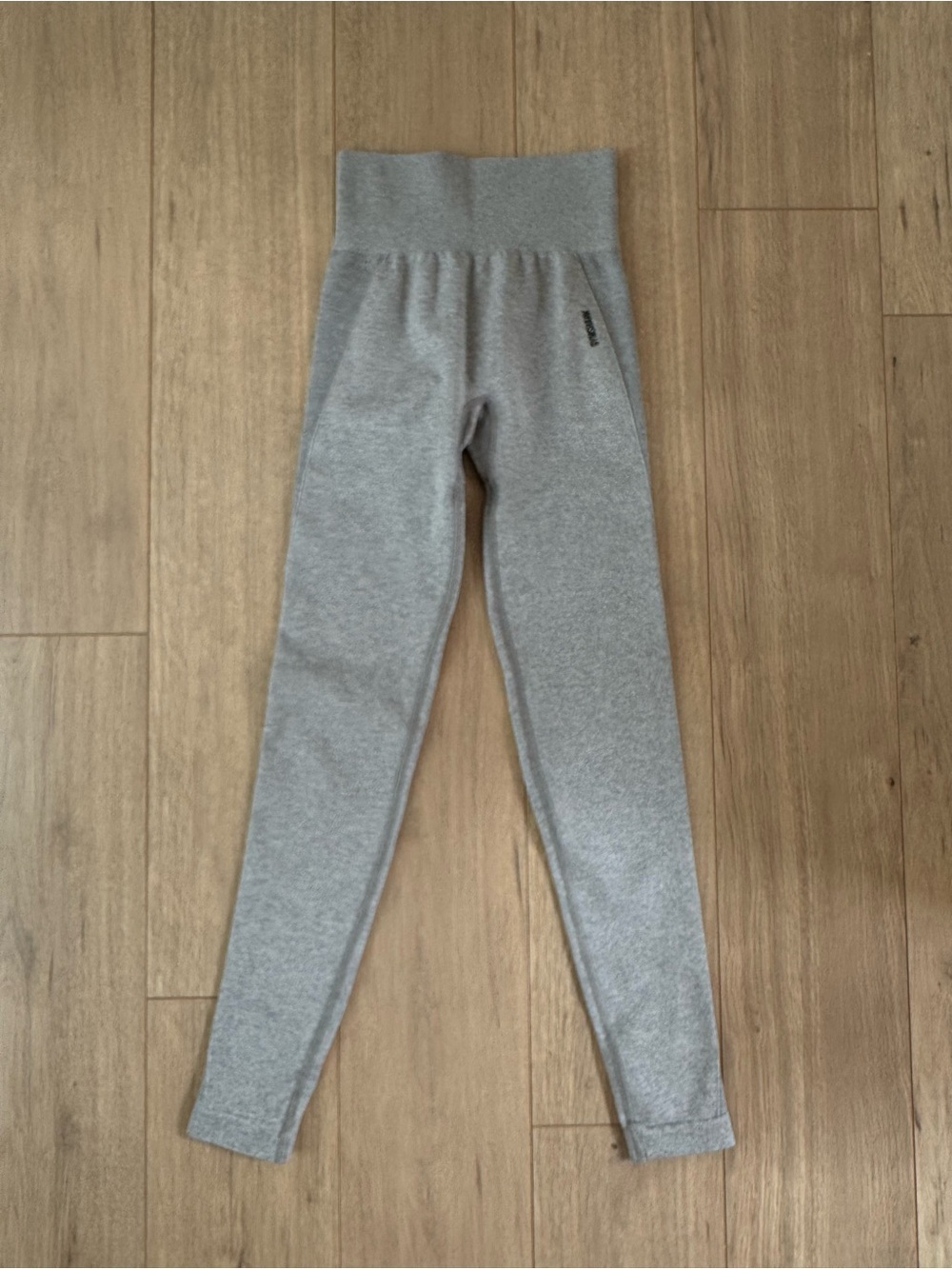 Gymshark High-Waist Leggings(Grey Marl)